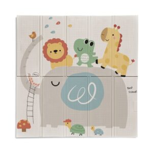 ALFOMBRA TRENDY 120x120 ANIMAL COLORIDO