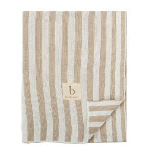 MANTETA TRICOT BAMBU BEIX