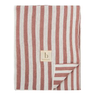 MANTETA TRICOT BAMBU ROSA