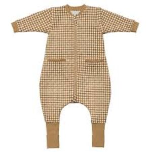PIJAMA MANTA 1 T.3 BROWN CHECKS